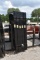 2 - 7' CATTLE WROUGHT IRON GATES