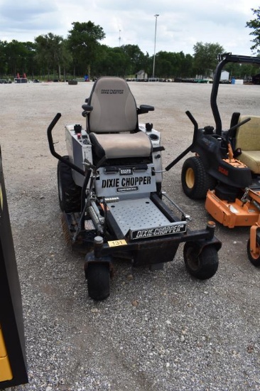 DIXIE CHOPPER SILVER EAGEL ZERO TURN MOWER (SERIAL # 8089901) (SHOWING APPX 322 HOURS, UP TO THE BUY