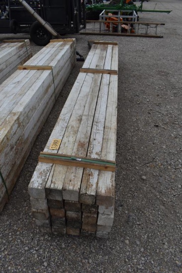 25 - 4" X 4" X 12' TREATED BOARDS