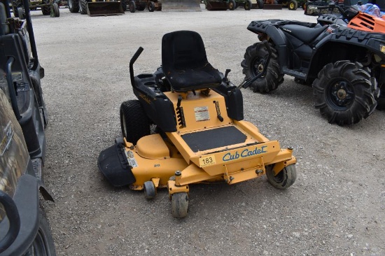 CUB CADET RZT ZERO TURN MOWER (NOT RUNNING) (SERIAL # 1B176G20072) (K)