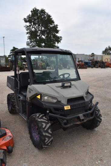 POLARIS 570 RANGER (VIN # 3NSRMA57XFE379658) (SHOWING APPX 1,750 HOURS, UP TO THE BUYER TO DO THEIR
