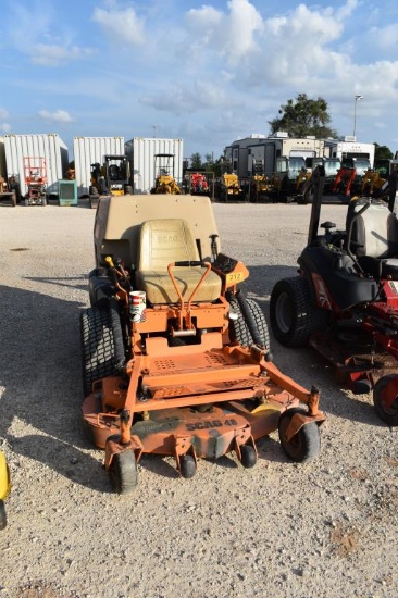 SCAG COUGAR ZERO TURN MOWER (SERIAL # 6460189) (SHOWING APPX 775 HOURS, UP TO THE BUYER TO DO THEIR