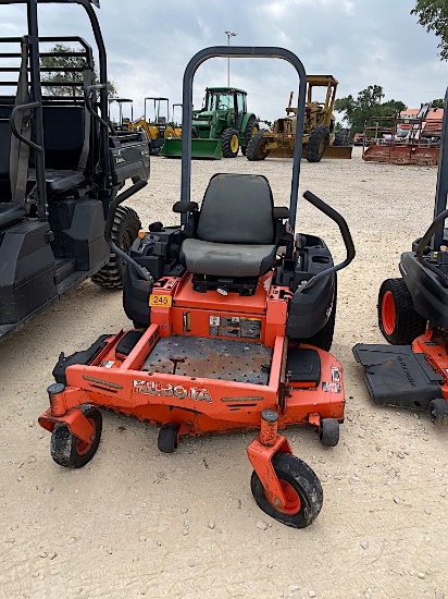 "KUBOTA ZG123S ZERO TURN MOWER (NO KEY) (NOT RUNNING) (SERIAL # 12906) (SHOWING APPX 211 HOURS, UP T