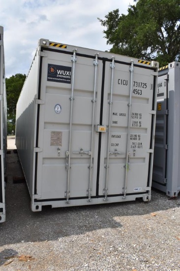 40' STORAGE CONTAINER W/ 6 DOORS (CICU7317251)