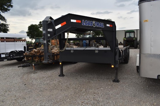 2022 LOAD TRAIL 102" X 20' GOOSENECK TRAILER (VIN # 4ZEGC2023N1263714) (TITLE ON HAND AND WILL BE MA