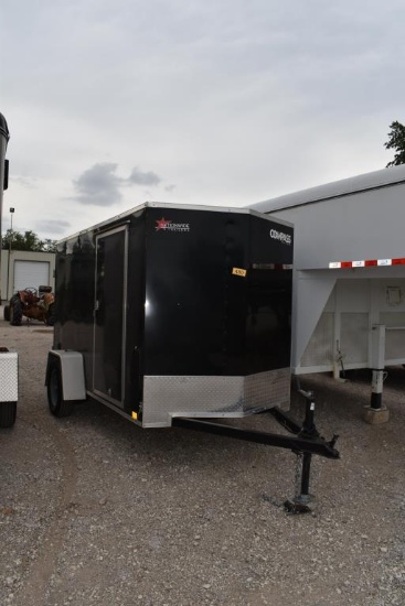 2024 COMPASS 5' X 10' CARGO TRAILER (VIN # 5JWRE1014RX112273)  (TITLE ON HAND AND WILL BE MAILED CER