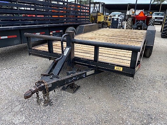 2008 18' TEXAS BRAGG LOWBOY TRAILER (VIN # 17XFF182581080601) (TITLE ON HAND AND WILL BE MAILED CERT