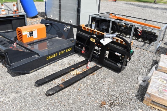 SKID STEER HYDRAULIC PALLET FORK