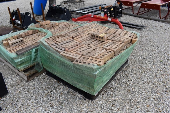 2 PALLETS OF BRICKS