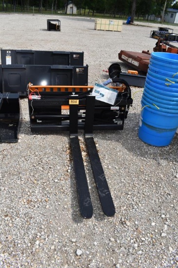 SKID STEER HYDRAULIC PALLET FORK