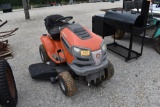 HUSQVARNA YTA22V46 RIDING MOWER (SERIAL # 041516A024900) (SHOWING APPX 153 HOURS, UP TO THE BUYER TO