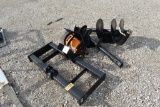 SKID STEER POSTHOLE DIGGER W/ 12