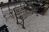 BENCH W/ 4 CHAIRS