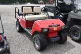 CLUB CAR GOLF CART(NOT RUNNING) (NO KEY) (ELECTRIC W/ CHARGER) (SERIAL # A9420-379406) (NK)