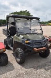POLARIS 800 RANGER 4X4 (NOT RUNNING) (VIN # 4XATH76A8E2557238) (SHOWING APPX 1,240 HOURS, UP TO THE