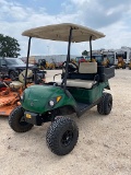 GREEN YAMAHA GOLF CART (GAS) (SERIAL # JW6-300110) (K)