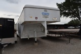 2012 CM 8' X 28' GOOSENECK TANDEM DUAL CARGO TRAILER (VIN # 49TCG2824C1006008) (TITLE ON HAND AND WI
