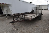 2019 6' X 14' POWERHOUSE LOWBOY TRAILER (1P9BF1416JS694219) (TITLE ON HAND AND WILL BE MAILED CERTIF