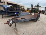 2001 5' X 15' LOWBOY TRAILER (PLATE # 12557M) (REGISTRATION RECEIPT ON HAND AND WILL BE MAILED CERTI