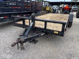 2008 18' TEXAS BRAGG LOWBOY TRAILER (VIN # 17XFF182581080601) (TITLE ON HAND AND WILL BE MAILED CERT