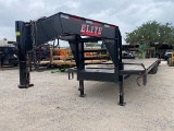 2023 32' ELITE TANDEM DUAL GOOSENECK TRAILER (VIN # 1E9BF3221PS230412) (MSO ON HAND AND WILL BE MAIL