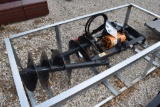SKID STEER POSTHOLE DIGGER W/ 12