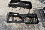 SKID STEER PALLET FORK AND HAY SPEAR PLATE
