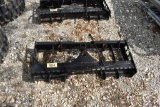SKID STEER PALLET FORK AND HAY SPEAR PLATE