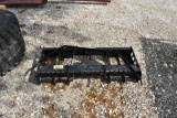 SKID STEER PALLET FORK AND HAY SPEAR PLATE