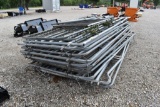 15 - 12' CATTLE PANELS AND 4 GATES