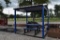PORTABLE COVERED METAL  PICNIC TABLE