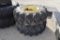 2 - 16.9 X 24 TIRES AND RIMS