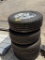 4 - 265/65R18 TIRES AND CHEVY WHEELS