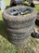 4 - 255 X 70R18 TIRES AND WHEELS