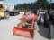 KUBOTA B2320 TRACTOR W/ KUBOTA LA304 FRONTEND LOADER (SERIAL # 65733) (SHOWING APPX 482 HOURS, UP TO
