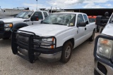 2004 CHEVROLET C1500 PICKUP, GAS (VIN # 1GCEC19V14Z272804) (SHOWING APPX 158,413 MILES, UP TO THE BU