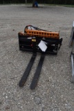 SKID STEER HYDRAULIC PALLET FORK