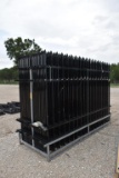 30 - 10' WROUGHT IRON FENCE PANELS W/ 31 POSTS