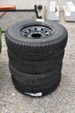 4 - 235 X 80R16 10 PLY TIRES AND WHEELS