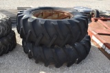 2 - 18.4 X 34 TIRES AND WHEELS