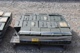 14 SMALL AMMO CANS AND 14 BIG AMMO CANS