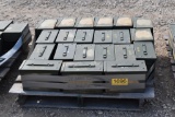 14 SMALL AMMO CANS AND 14 BIG AMMO CANS
