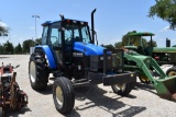 NH TS100 TRACTOR (SERIAL # 153011B-61820) (SHOWING APPX 3,959 HOURS, UP TO THE BUYER TO DO THEIR DUE