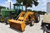 IH 3414 TRACTOR W/ LOADER AND 5' SHREDDER 3PT (SERIAL # 622BW) (UNKNOWN HOURS) (K)