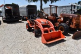 KUBOTA BX2350D TRACTOR W/ KUBOTA LA243 LOADER (SERIAL # 50538) (UNKNOWN HOURS) (K)