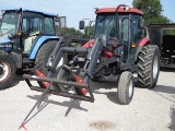 2007 CASE IH JX95 TRACTOR W/ WESTENDORF LOADER W/ MANUAL (SERIAL # 35172) (SHOWING APPX 1,424 HOURS,