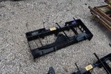 SKID STEER FORK AND BALE SPEAR PLATE
