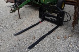 5' SKID STEER HYDRAULIC PALLET FORK