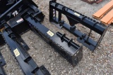 SKID STEER FORK AND BALE SPEAR PLATE