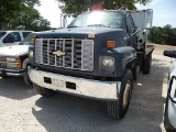 1994 KODIAK TRUCK W/ 16' FLATBED W/ LIFT, FUEL/OIL TRANSFER PUMP, CAT ENGINE AND 6 SPEED TRANSMISSIO